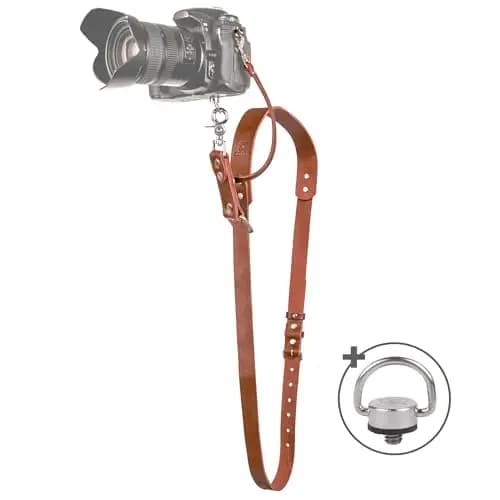 C Coiro Schultergurt Zubehör für Eine Einzige Kamera - Professionelle Hals Leder Harness 1 Kamera