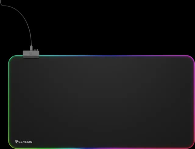 Genesis Boron 500 XXL RGB Gaming Mousepad 800x400mm Schwarz