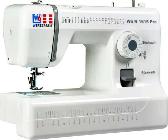W6 WERTARBEIT N 1615 Pro Nähmaschine