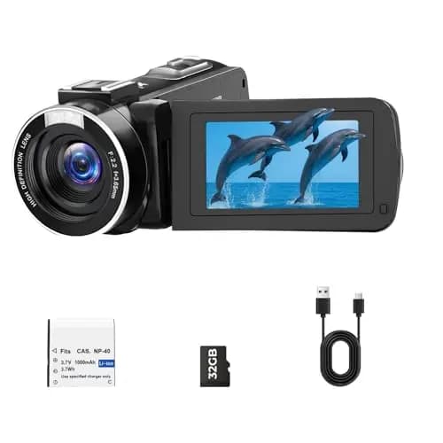 CAMWORLD 2.7K Vlogging Camcorder