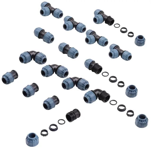 Verdone PE-Rohr Verbinder Set