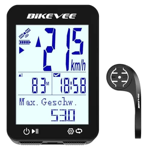 Bikevee GPS Fahrradcomputer 2,4″ IPX7 kabellos
