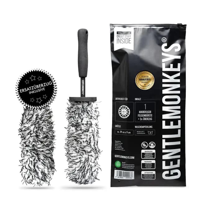 GENTLEMONKEYS Mikrofaser Felgenbürste