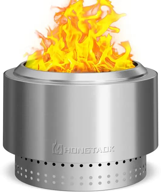 HongTaok Edelstahl Feuerschale