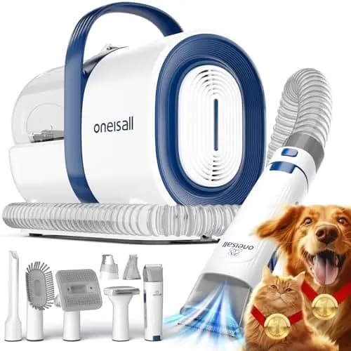oneisall LM2 Tierhaarschneider mit Staubsauger