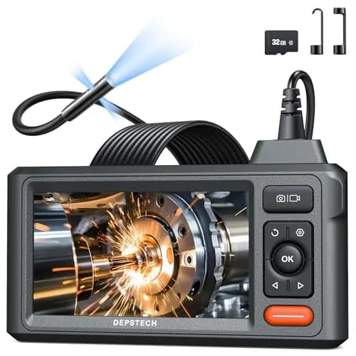 DEPSTECH Triple Lens Endoskopkamera 1080P 5-Zoll IPS 5m