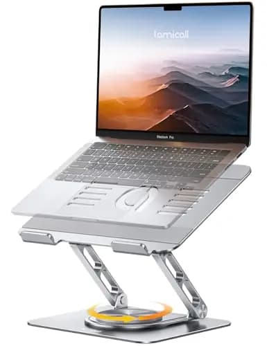 Lamicall Laptop-Ständer 360° drehbar, faltbar, Aluminium, 10–17,3"
