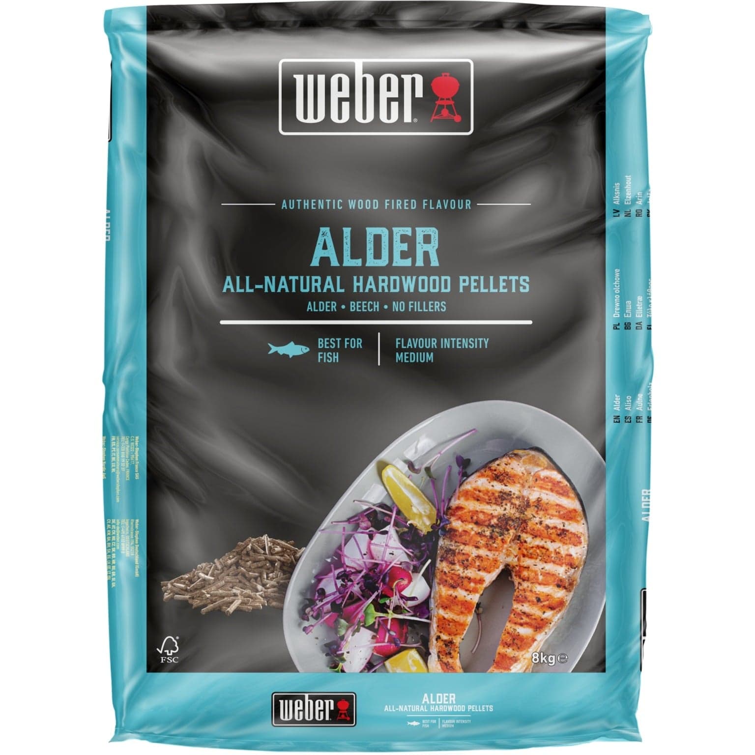 Holzpellets Erle, 8kg, Brennstoff – Bild 1