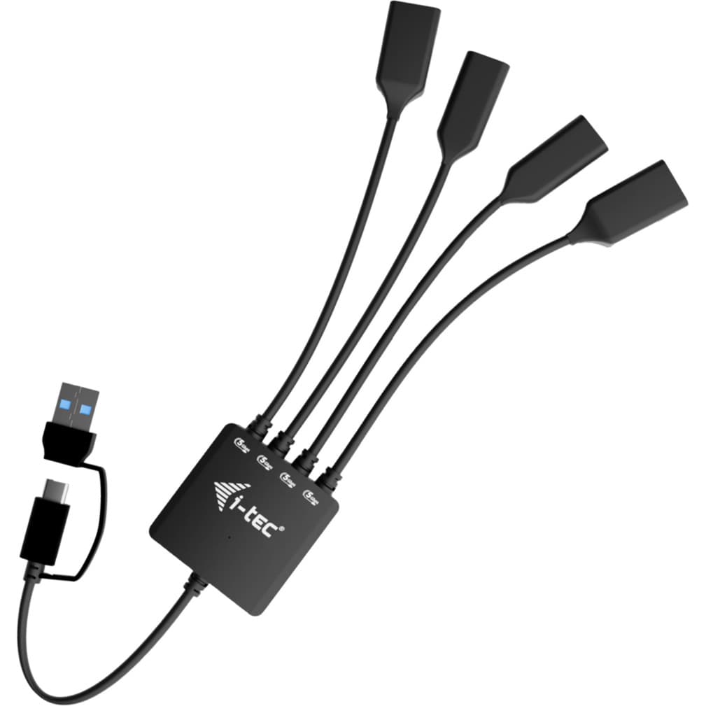 USB-C/USB-A 4 Port Kabel Hub – Bild 1