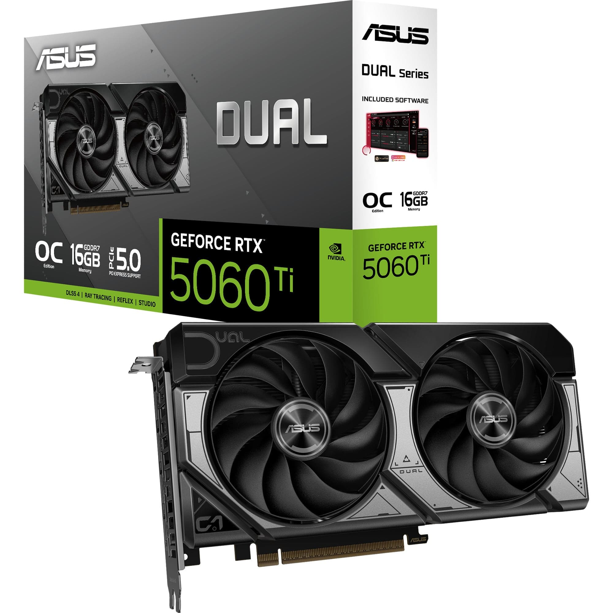 GeForce RTX 5060 Ti DUAL OC 16GB, Grafikkarte – Bild 1