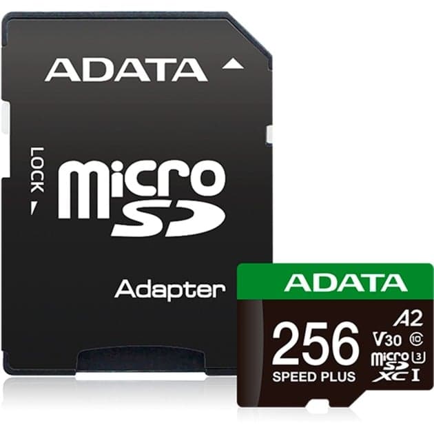 SPEED PLUS microSDXC 256 GB, Speicherkarte – Bild 1