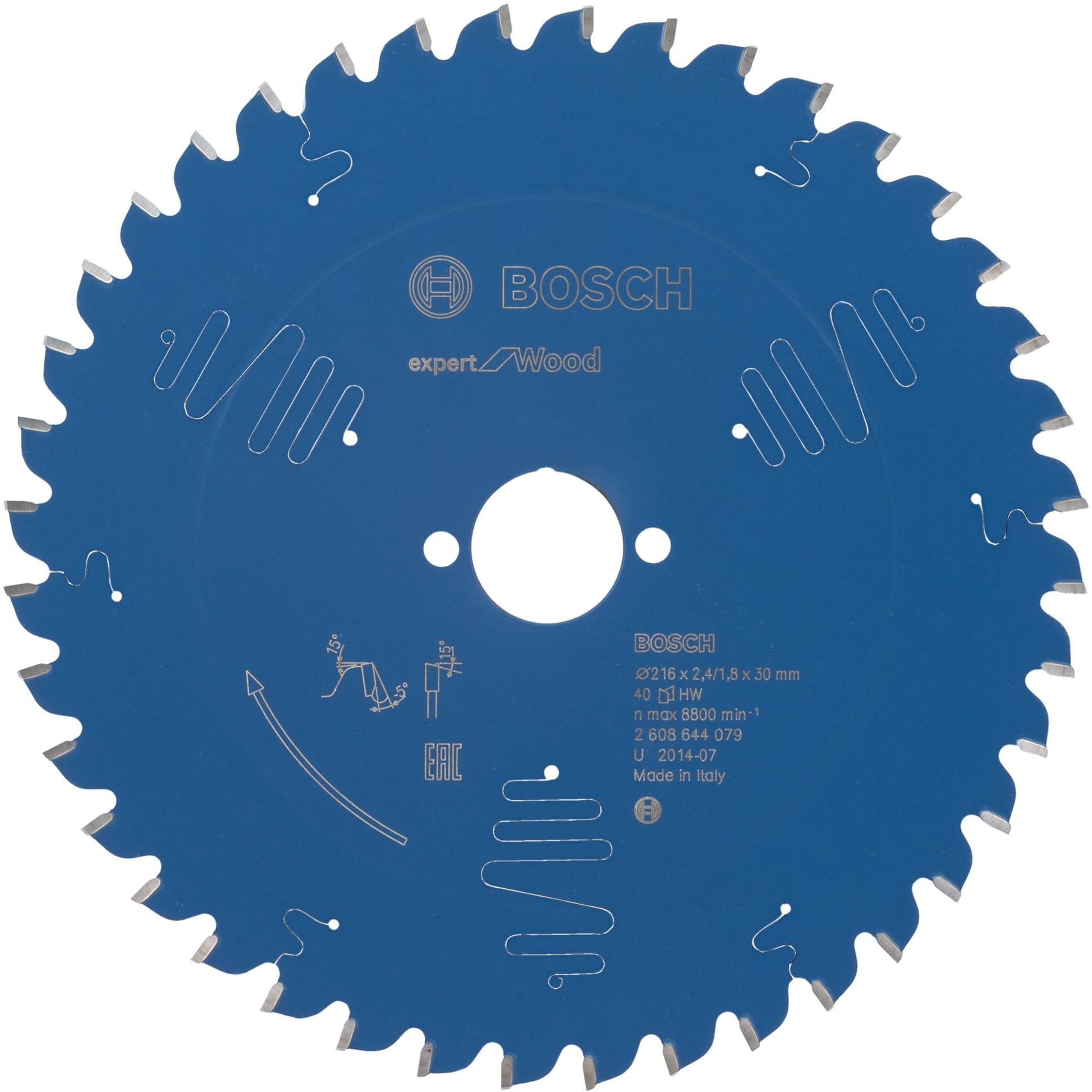 EXPERT Wood Kreissägeblatt, Ø 216mm, 40Z – Bild 1