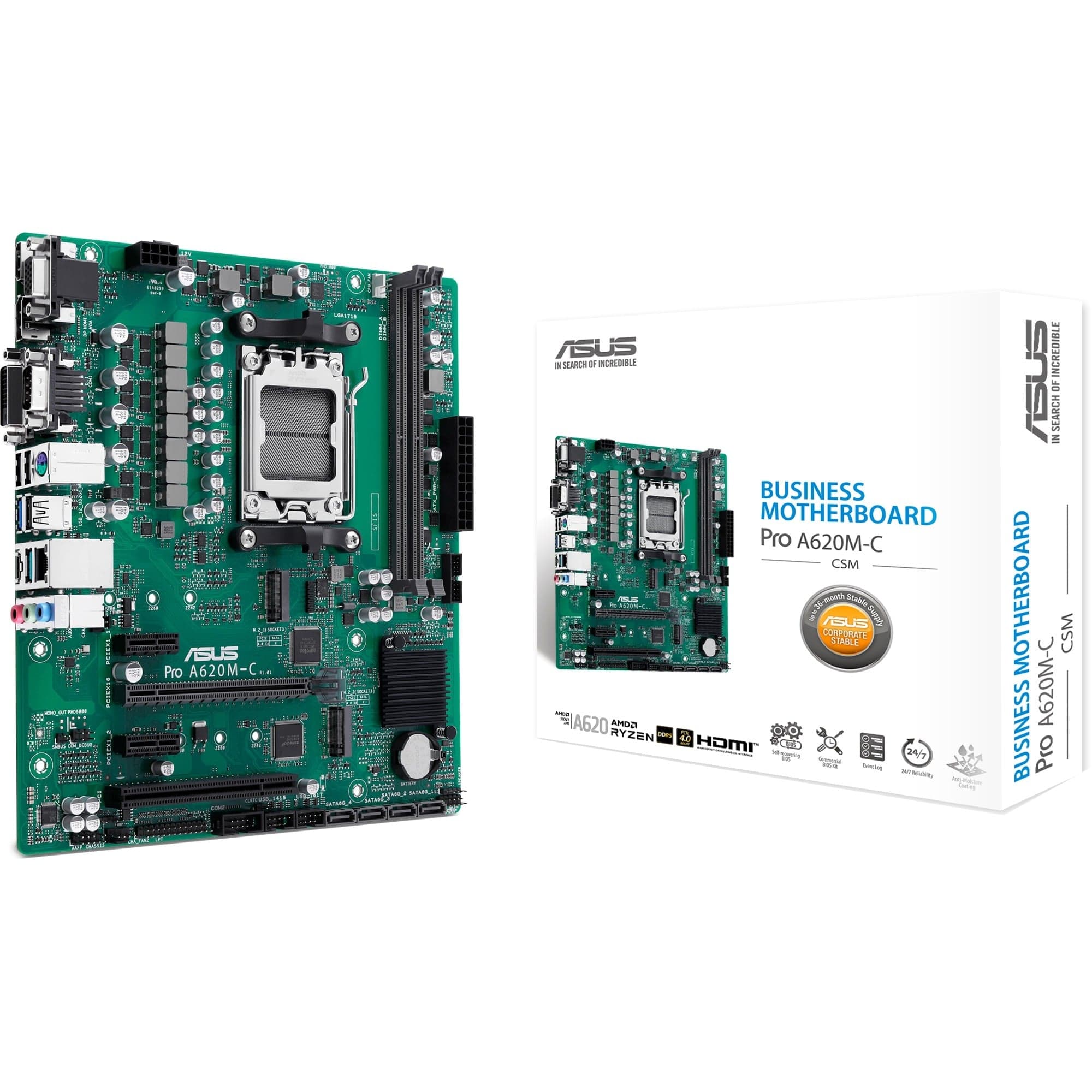 PRO A620M-C-CSM, Mainboard – Bild 1