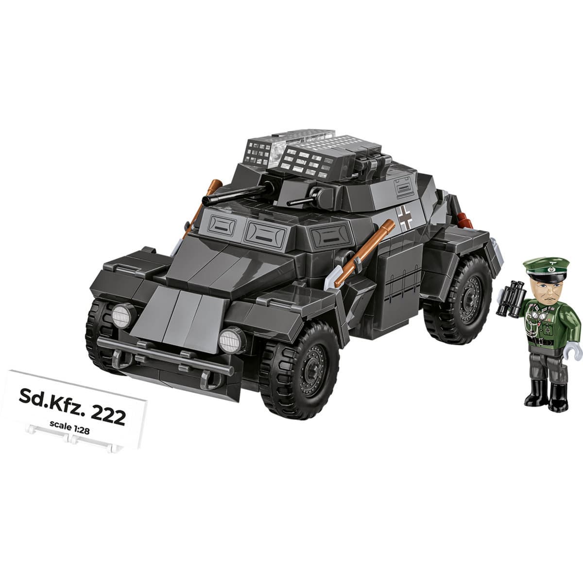 Sd.Kfz. 222, Konstruktionsspielzeug – Bild 1