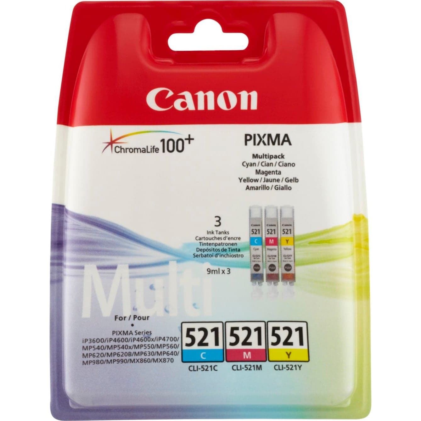 Tinte Multipack CLI-521 – Bild 1