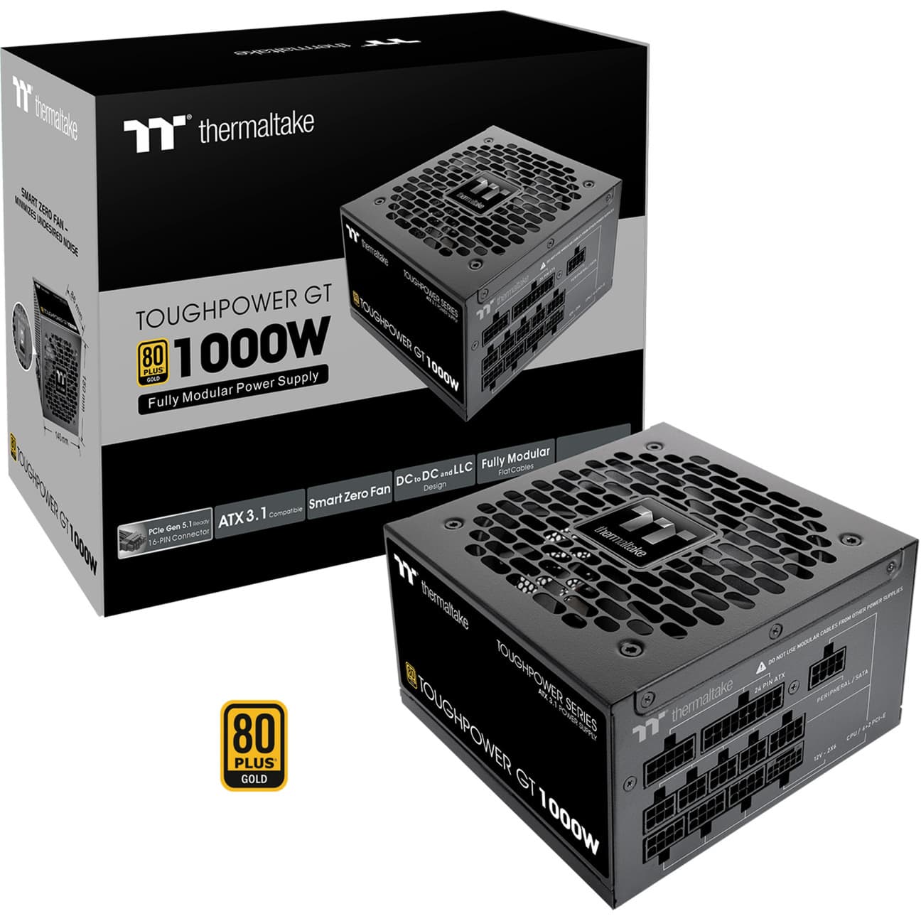 Toughpower GT 1000W, PC-Netzteil – Bild 1