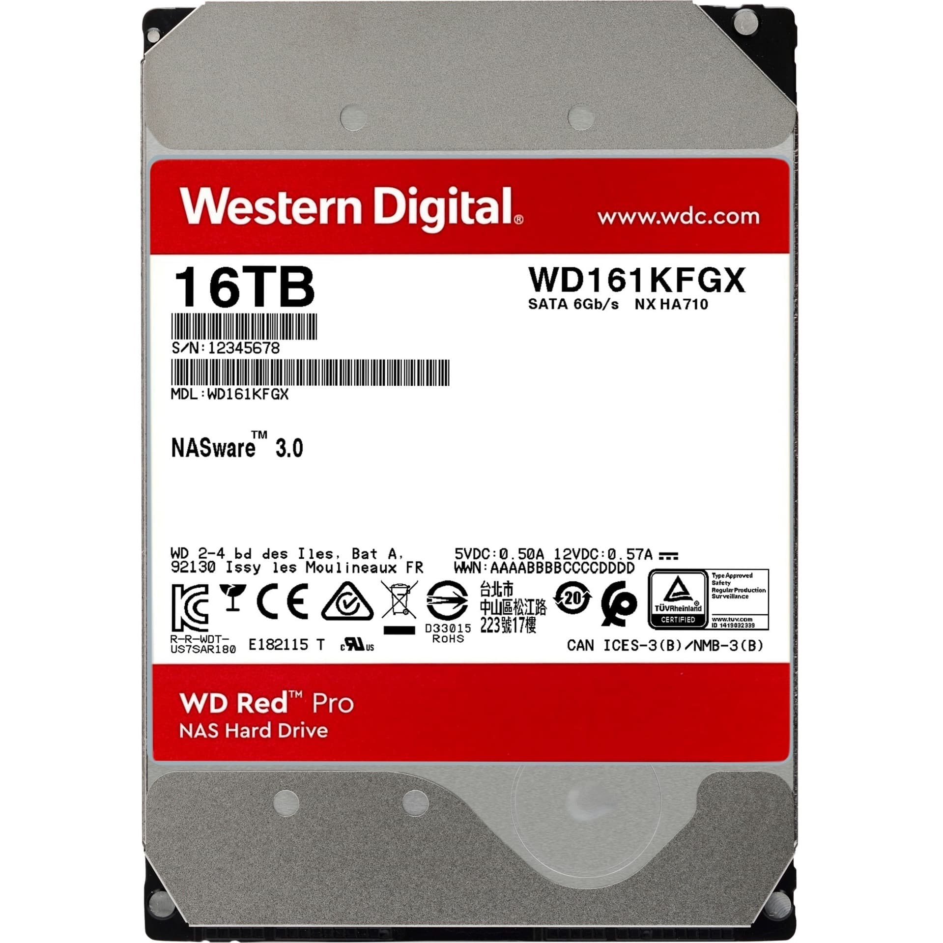 Red Pro 16 TB, Festplatte – Bild 1