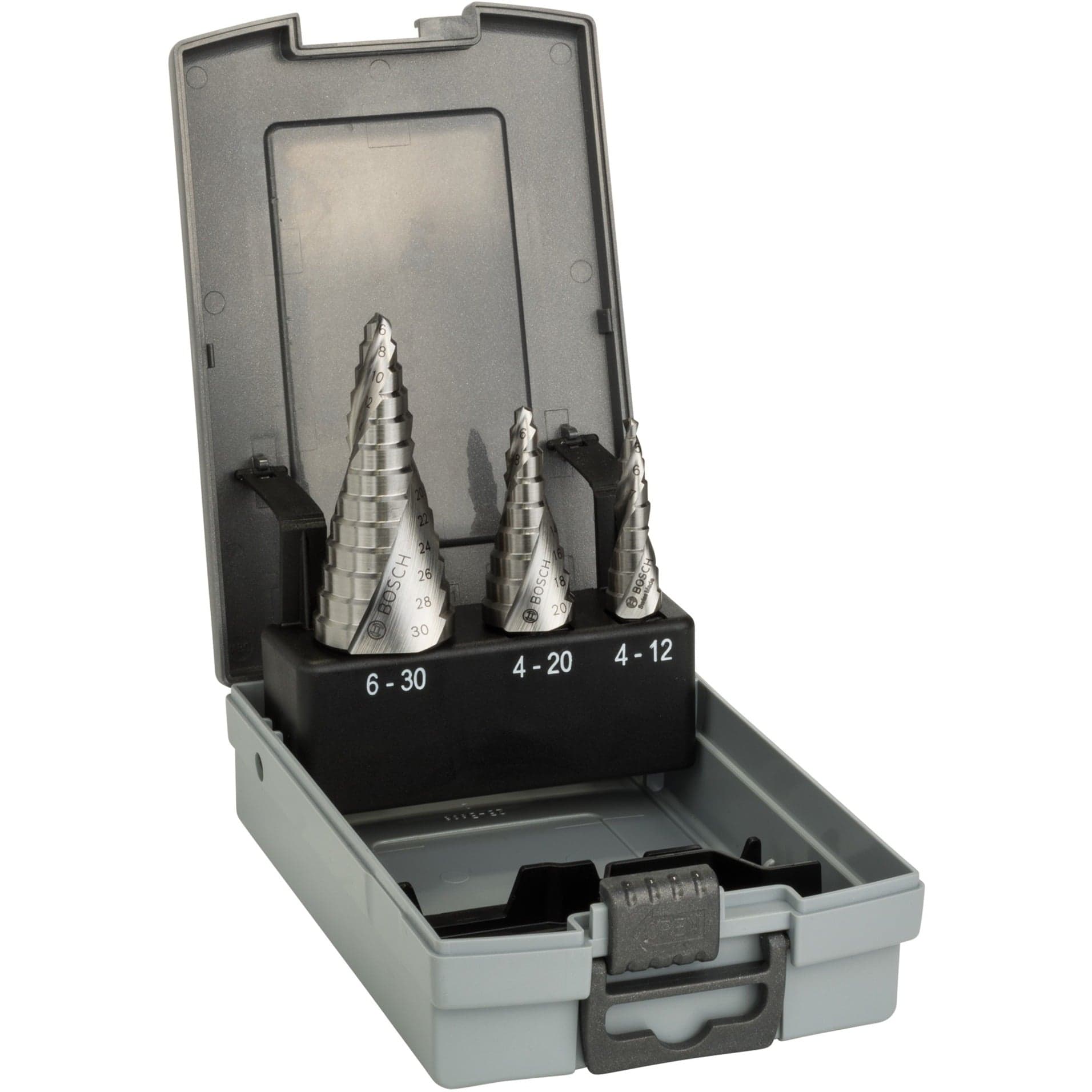 HSS-Stufenbohrer-Satz, Ø 4mm - Ø 30mm – Bild 1