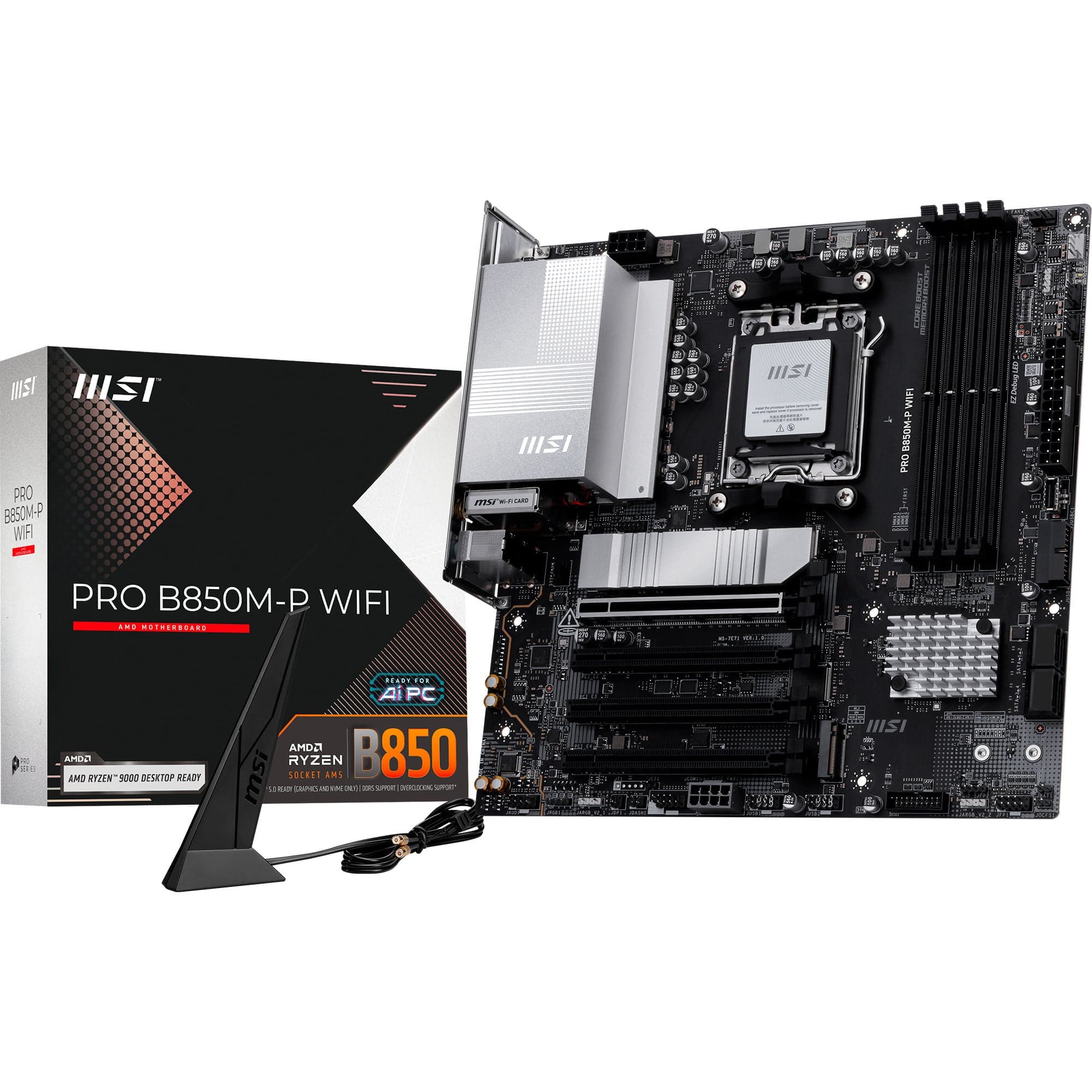 PRO B850M-P WIFI, Mainboard – Bild 1