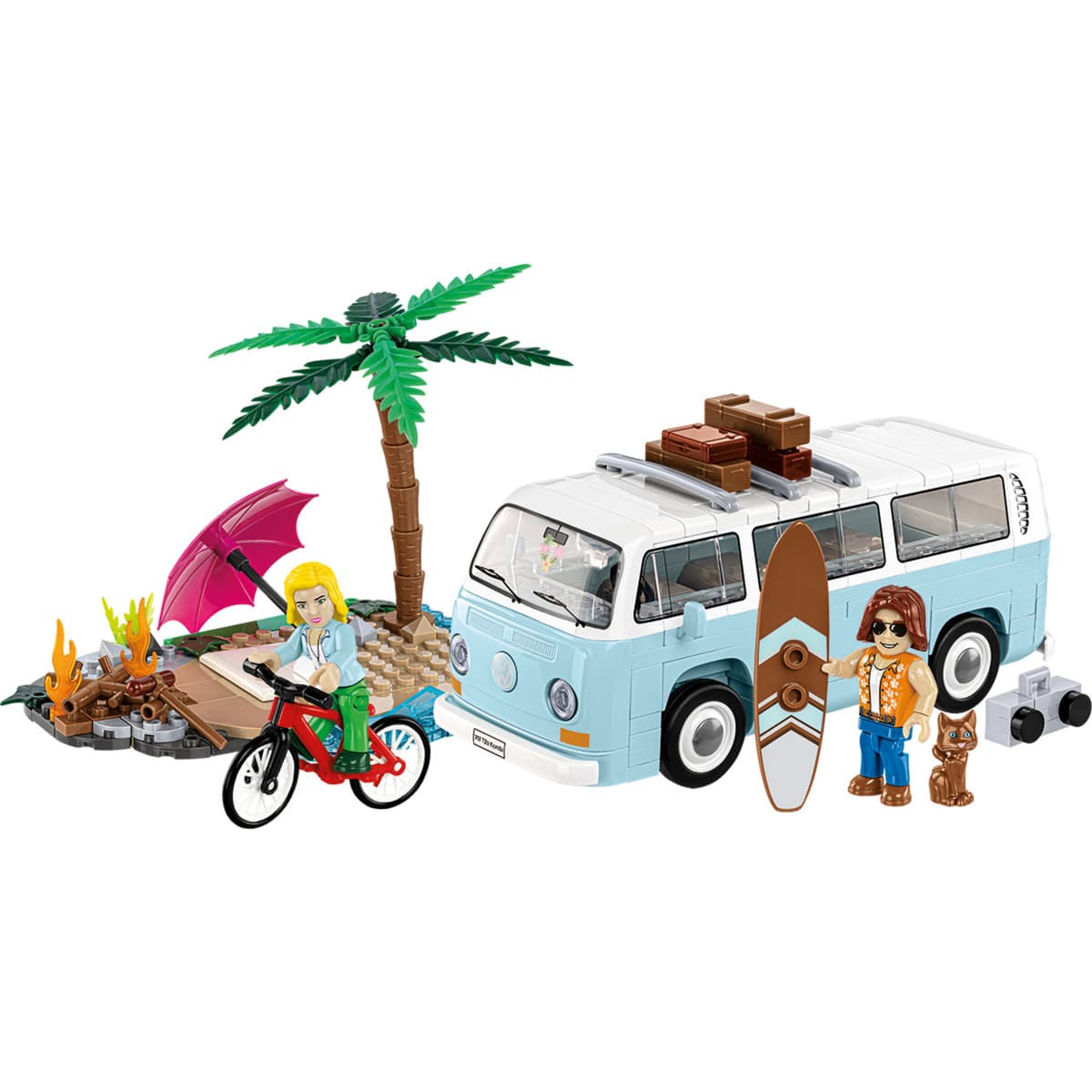 Volkswagen T2a Kombi, Konstruktionsspielzeug – Bild 1