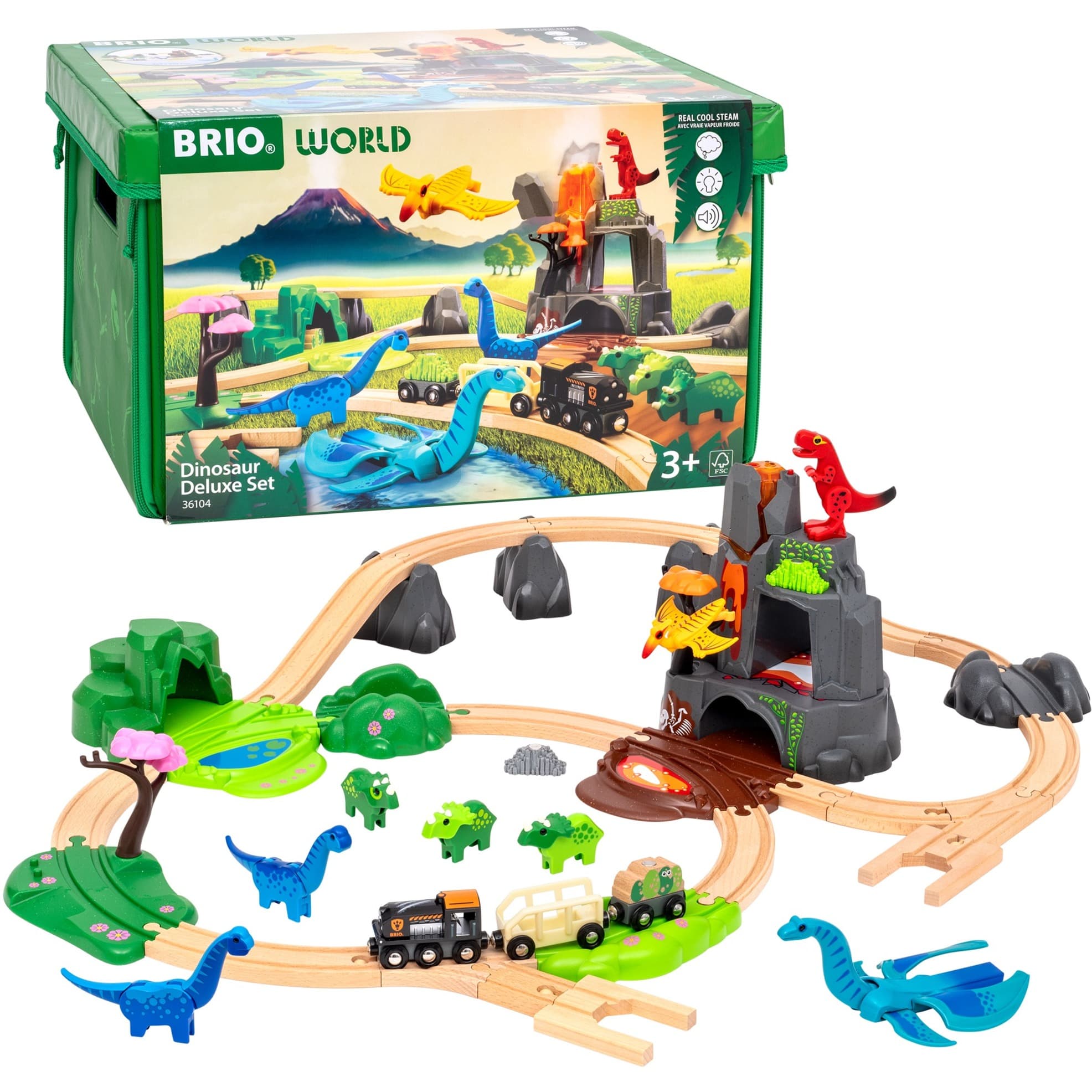 World Dinosaurier Deluxe Set, Bahn – Bild 1