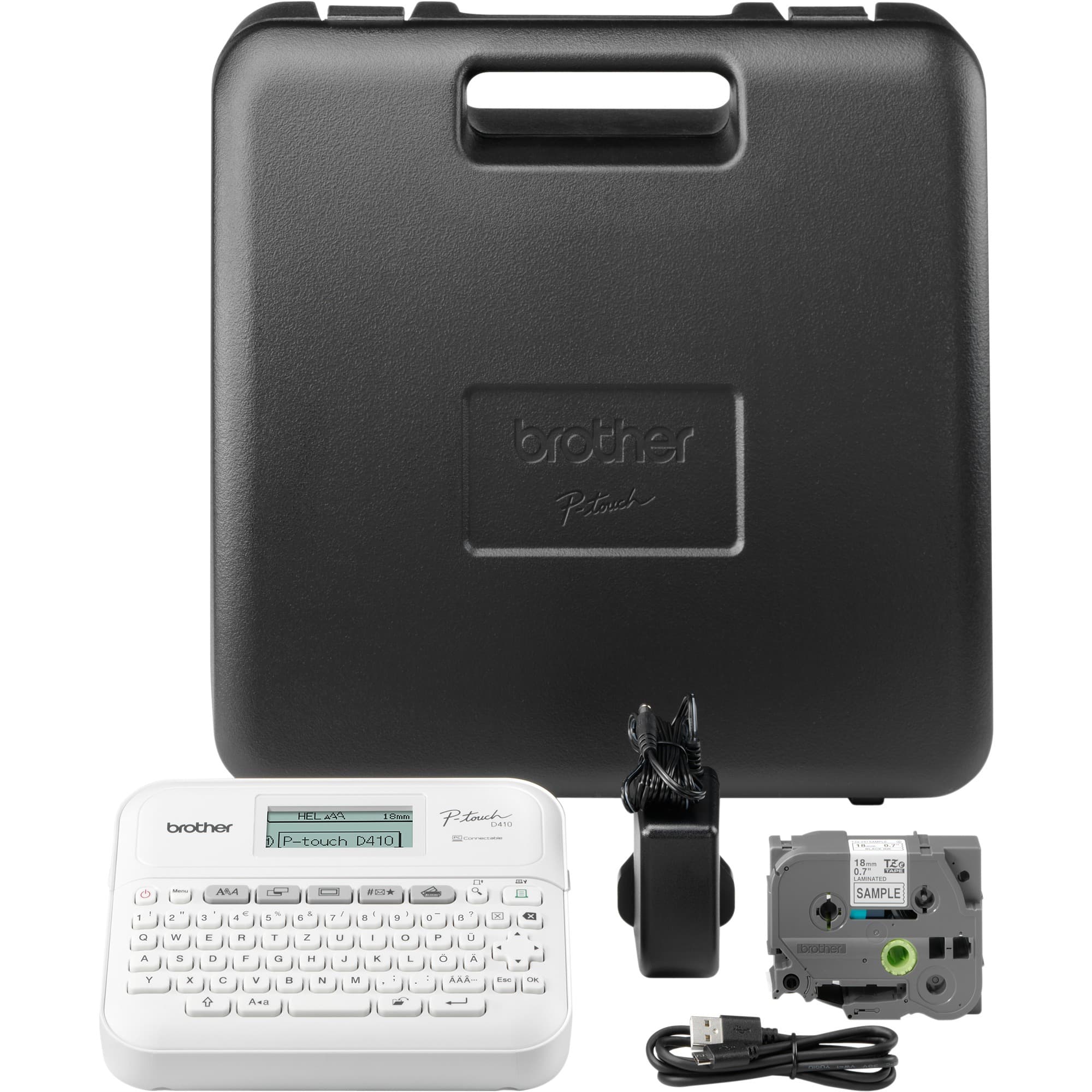 PT-D410VP, Beschriftungsgerät – Bild 1
