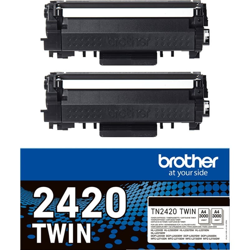 Toner schwarz TN-2420TWIN – Bild 1