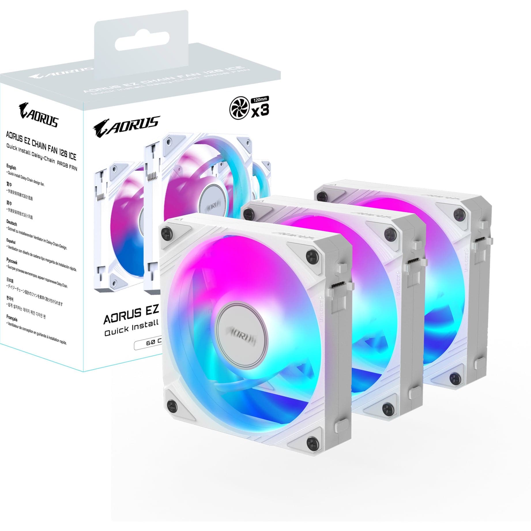 AORUS EZ CHAIN FAN 120, Gehäuselüfter – Bild 1