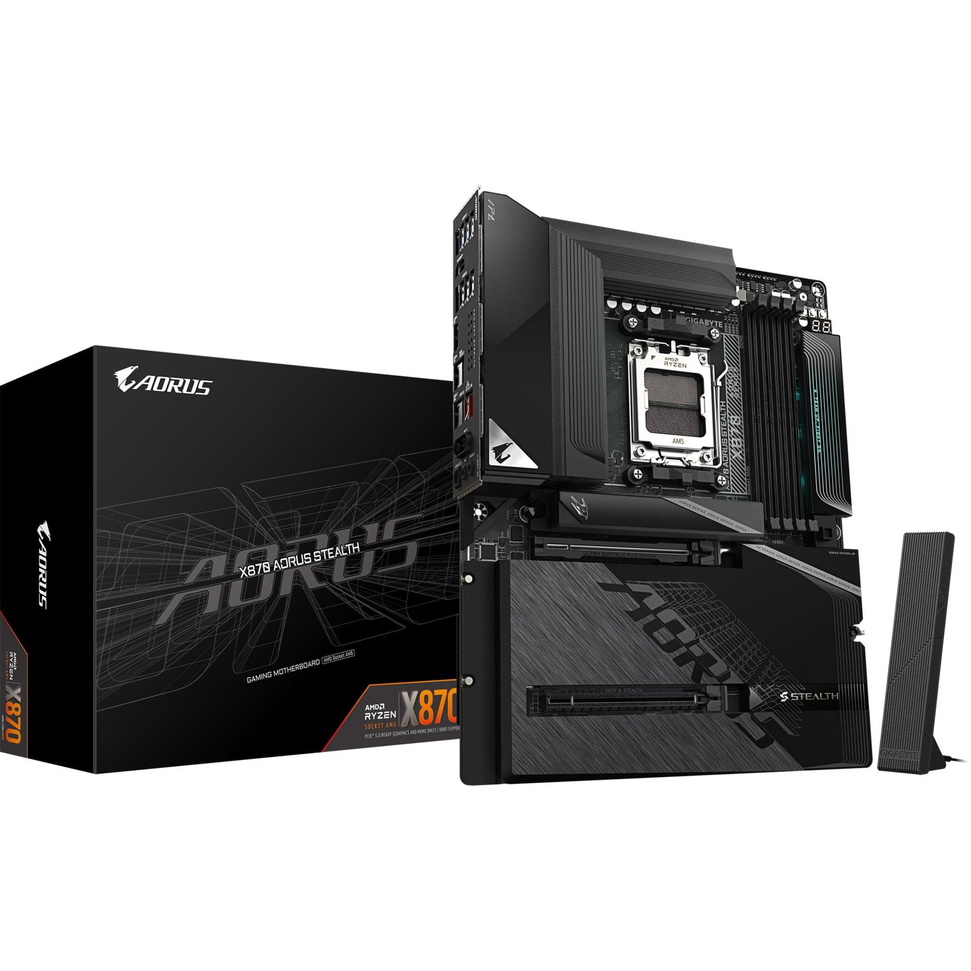 X870 AORUS STEALTH, Mainboard – Bild 1