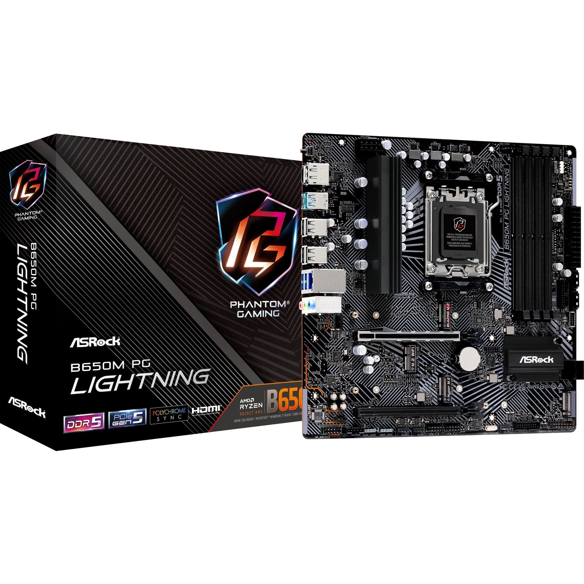 B650M PG LIGHTNING, Mainboard
