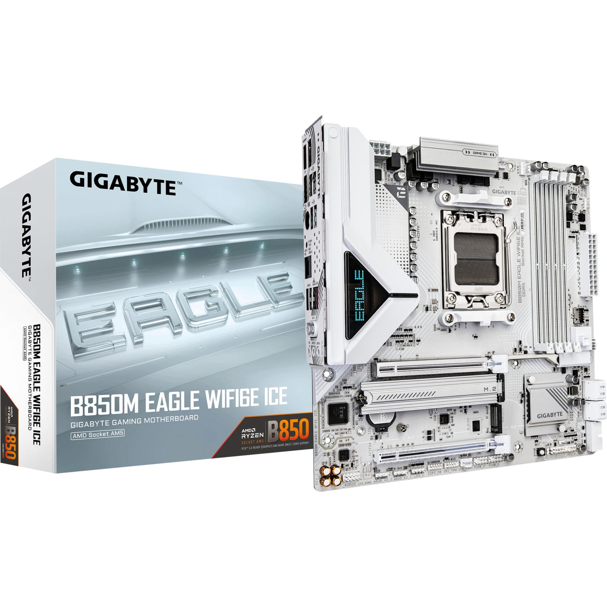 B850M EAGLE WF6E ICE, Mainboard – Bild 1