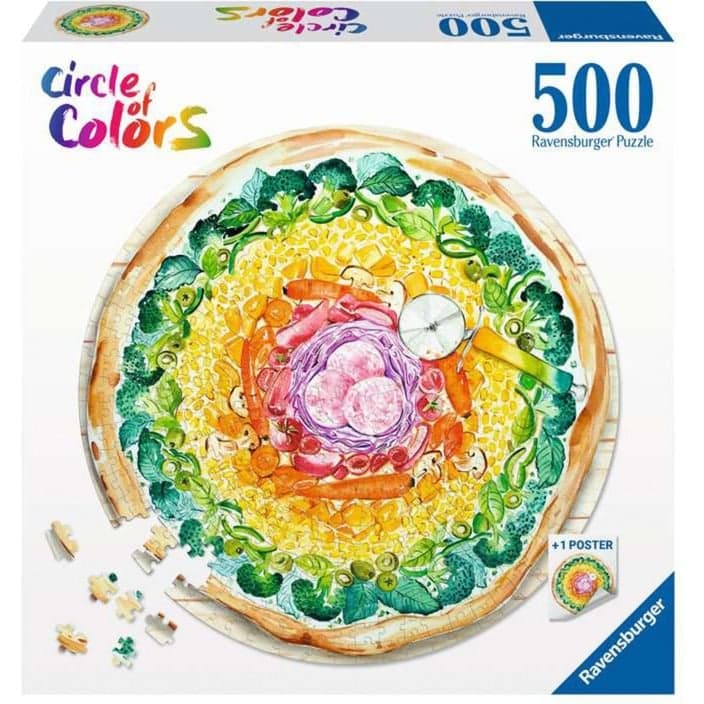 Puzzle Circle of Colors Pizza – Bild 1