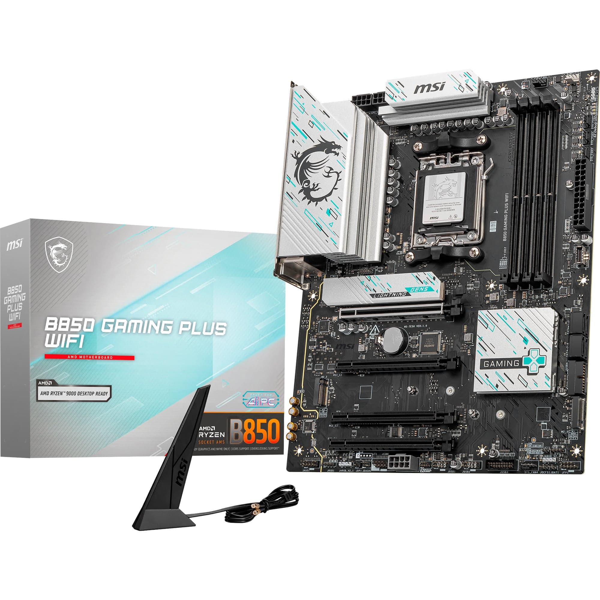 B850 GAMING PLUS WIFI, Mainboard – Bild 1
