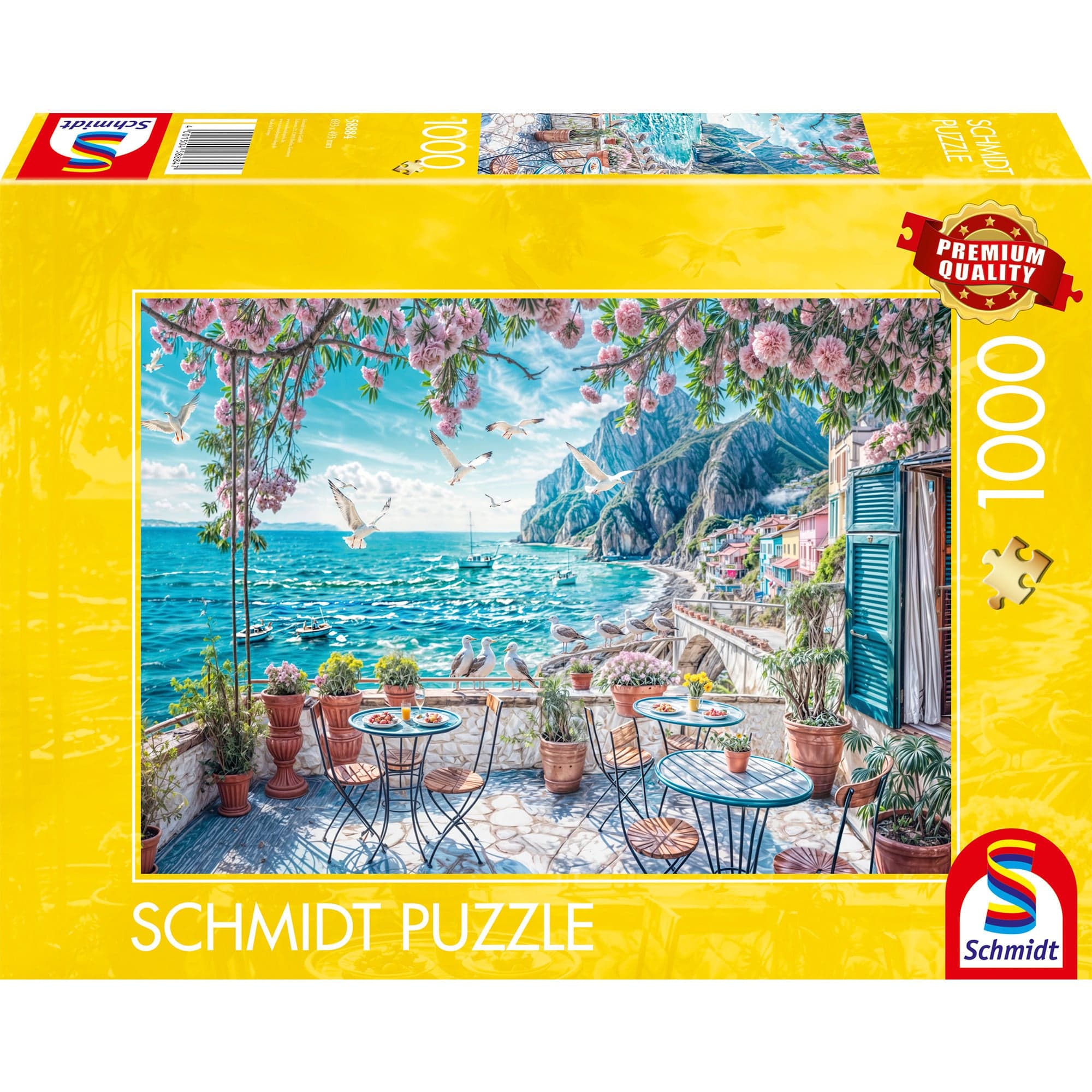 Terrasse am Meer, Puzzle – Bild 1