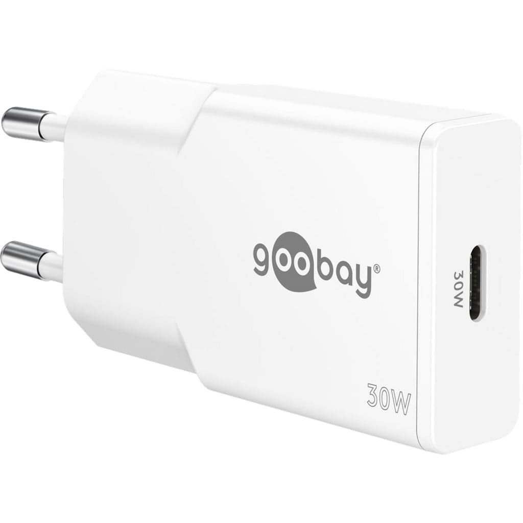 USB-C PD GaN Schnellladegerät Slim (30 W) – Bild 1