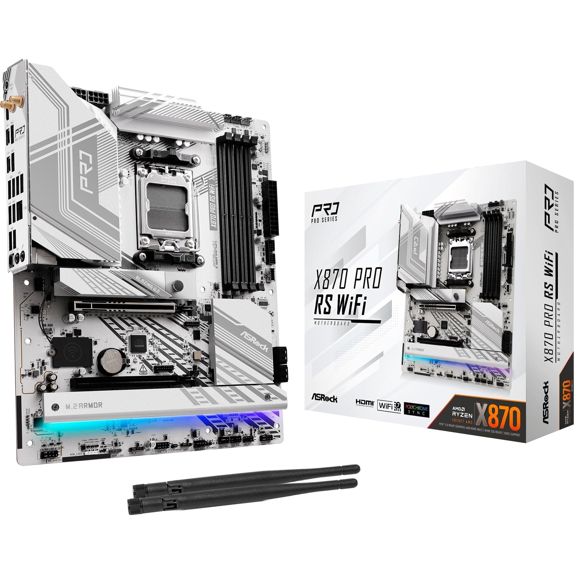 X870 Pro RS WiFi, Mainboard – Bild 1
