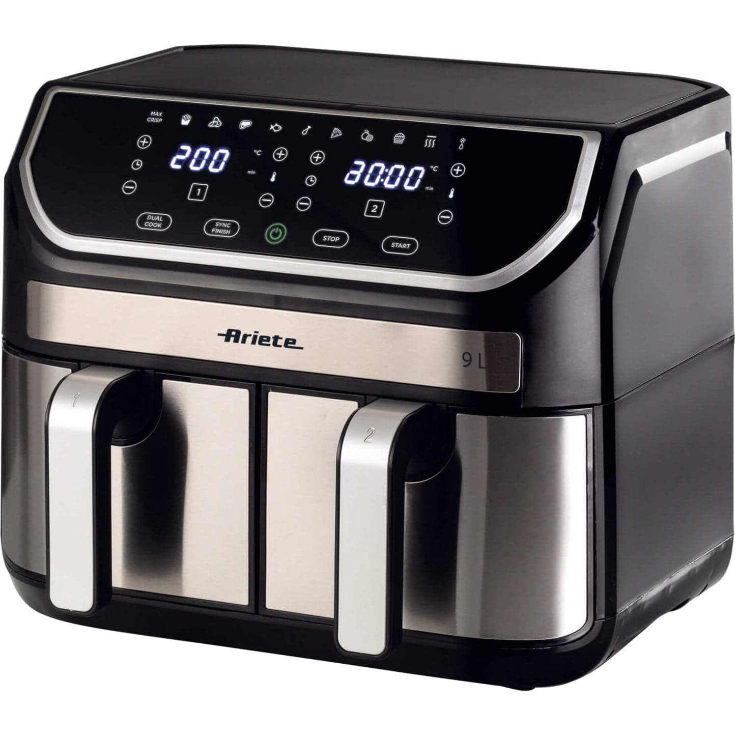 Heißluftfritteuse Dual Metal 9 L – Bild 1