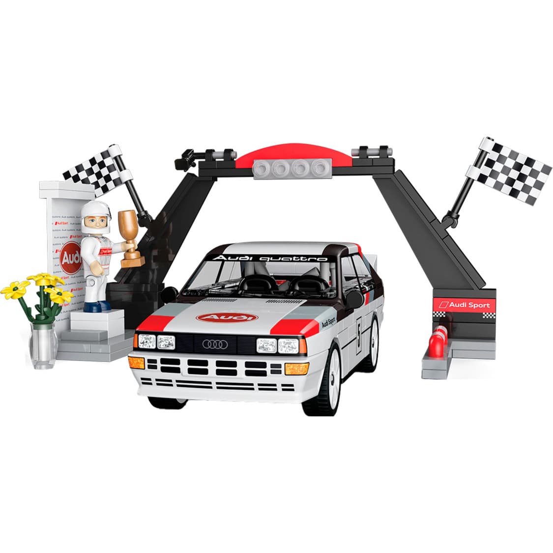Audi Quattro Group 4, Konstruktionsspielzeug – Bild 1