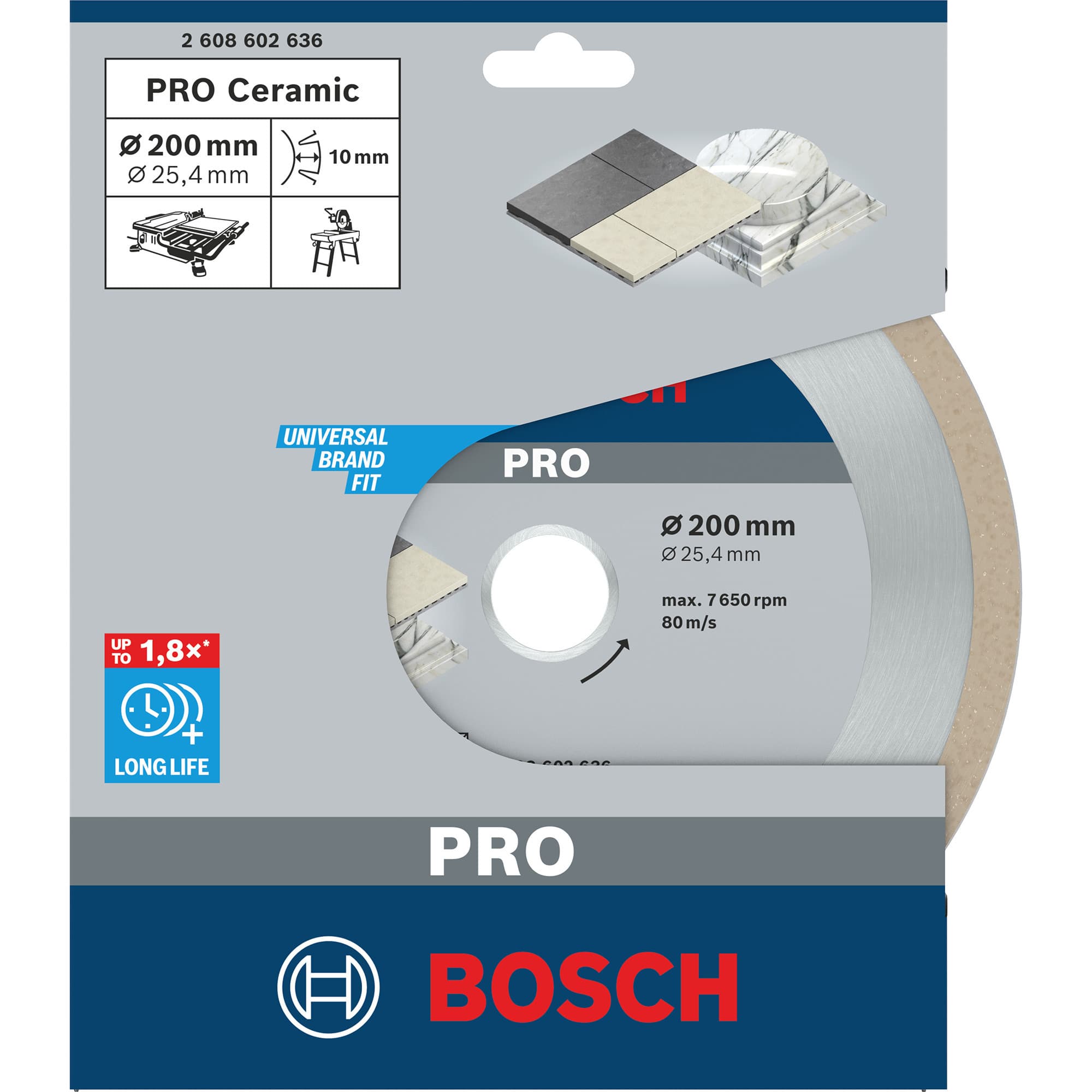 PRO Ceramic Diamant-Trennscheibe, Ø 200mm