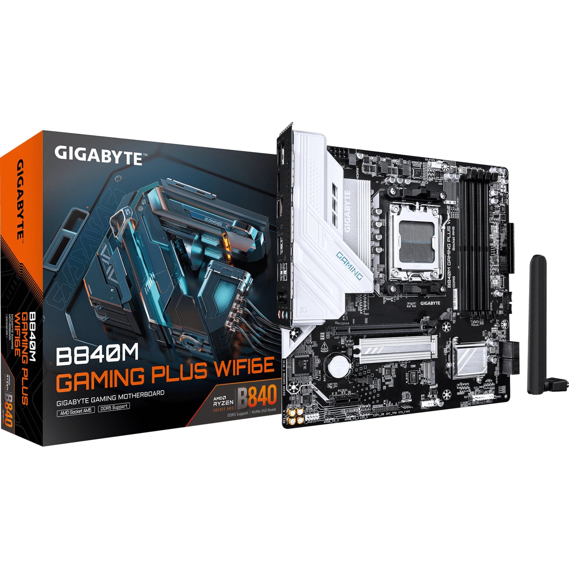 B840M GAMING PLUS WIFI6E, Mainboard – Bild 1