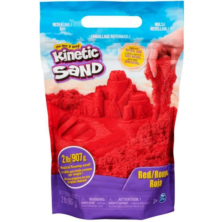 Kinetic Sand - Beutel rot, Spielsand – Bild 1