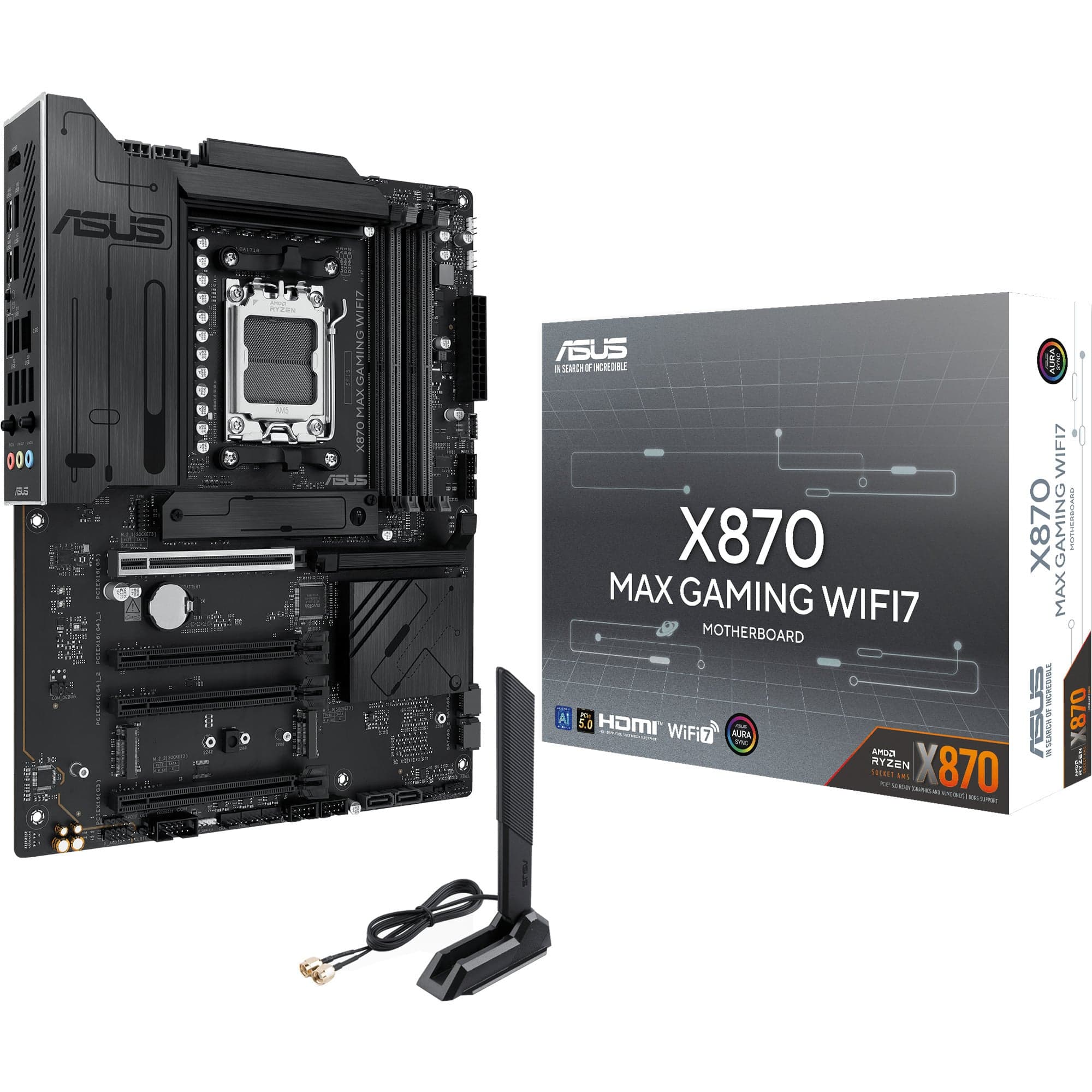 X870 MAX GAMING WIFI7, Mainboard – Bild 1