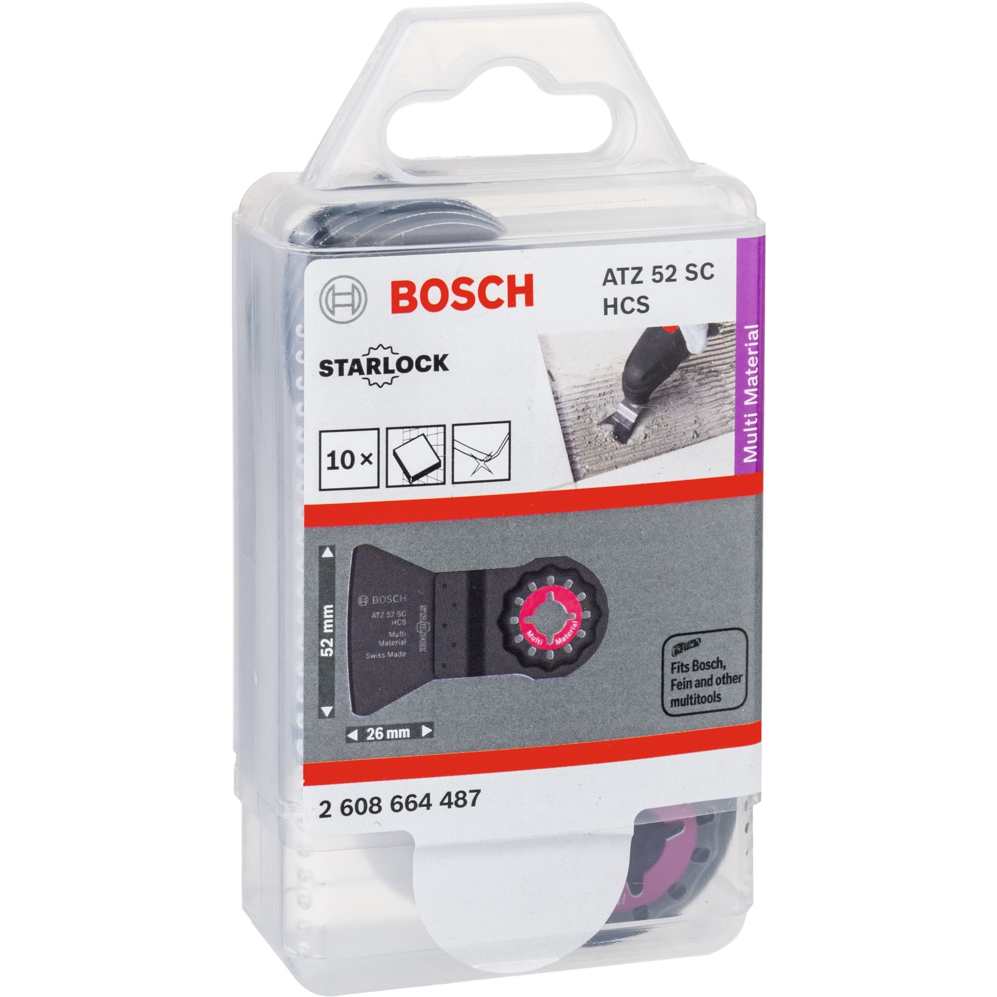 Schaber ATZ 52 SC Multi Material, biegesteif – Bild 1