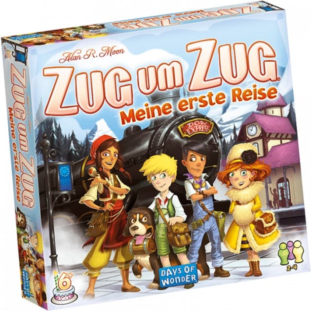 Zug um Zug - Meine erste Reise, Brettspiel – Bild 1