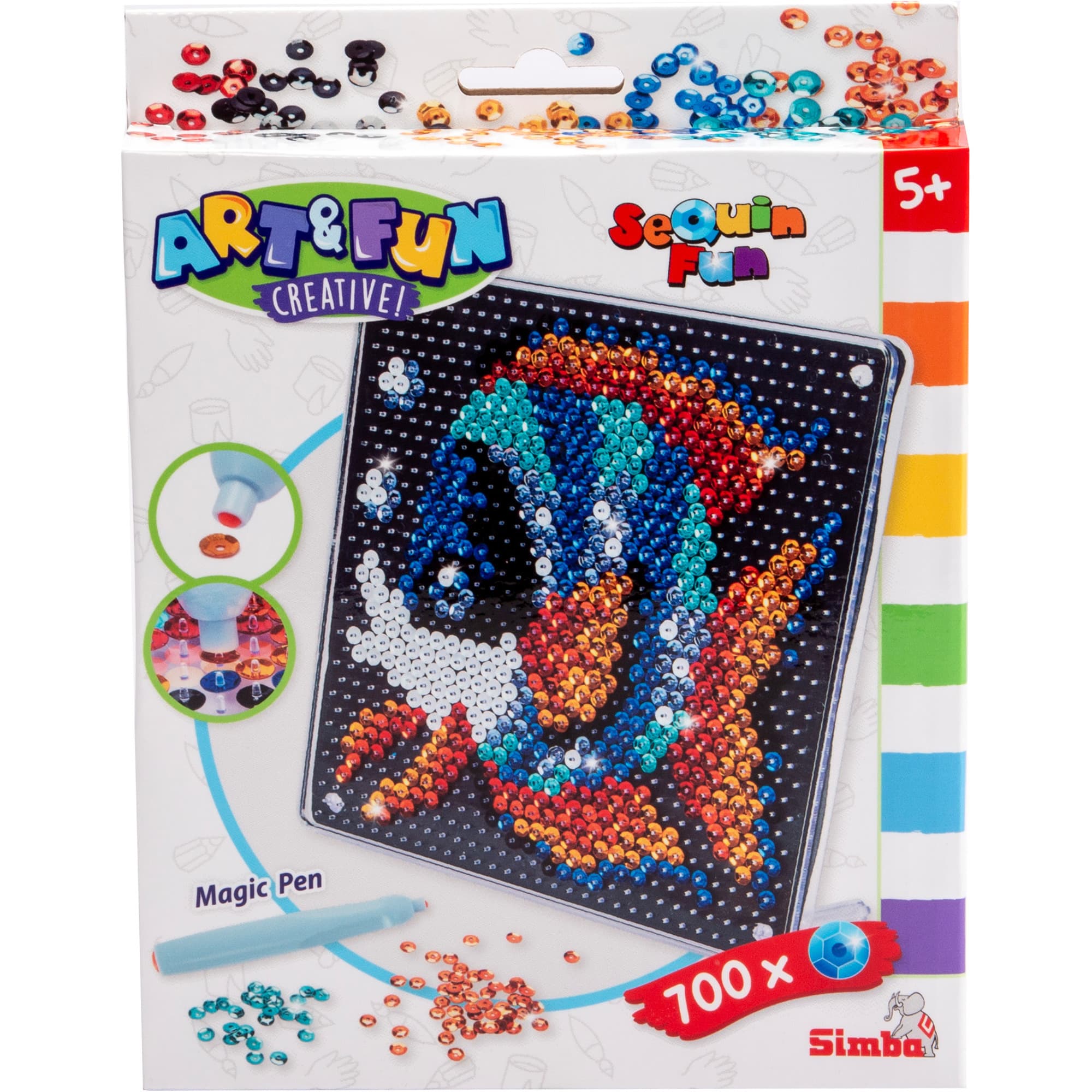 Art & Fun Sequin Fisch, Basteln – Bild 1