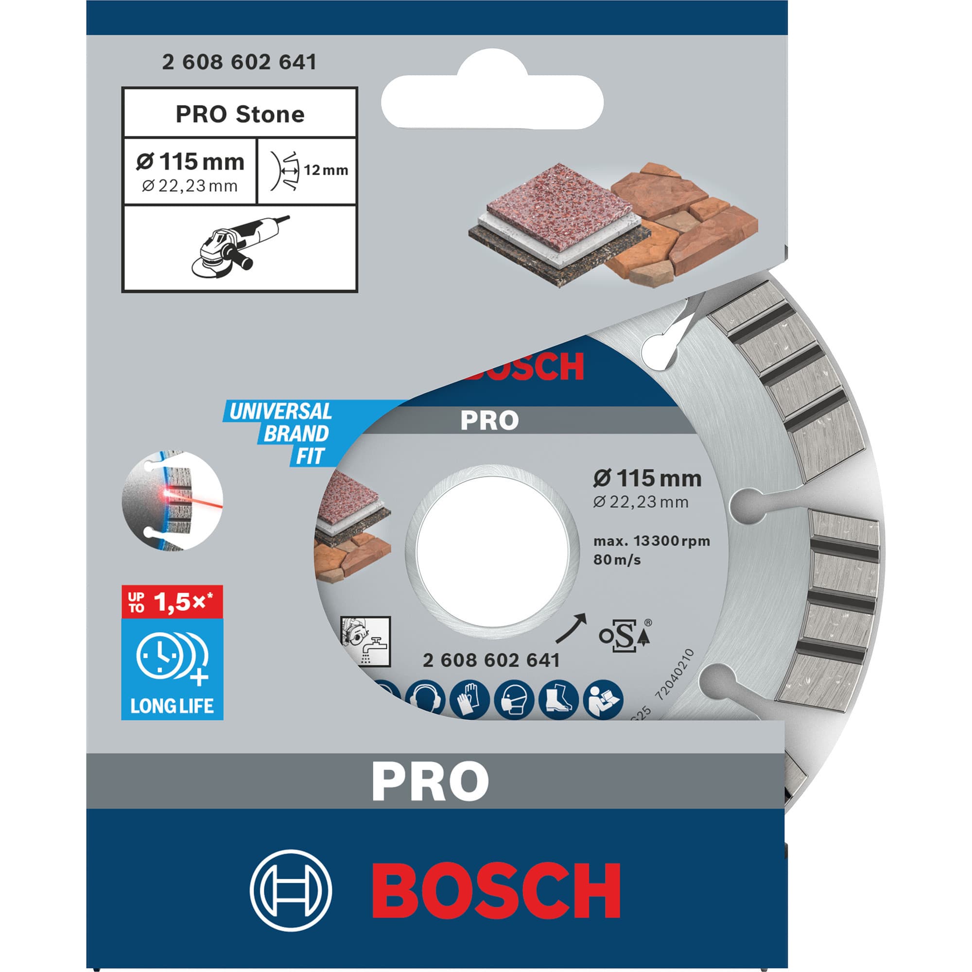PRO Stone Diamanttrennscheibe, Ø 115mm – Bild 1