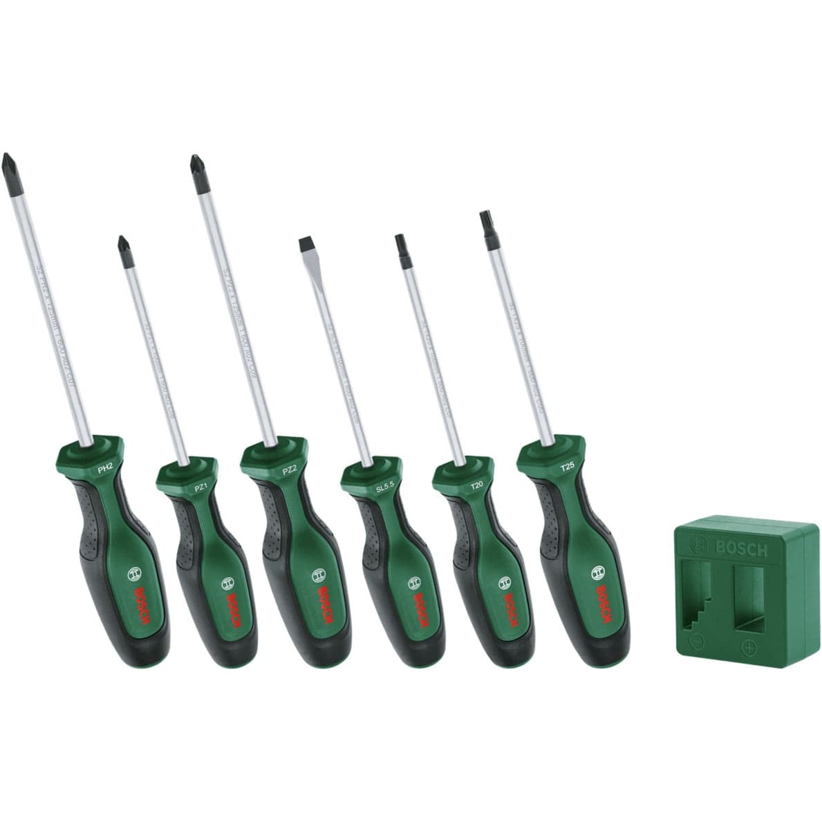 Schraubendreher+Magnetisierer Set, 6-teilig