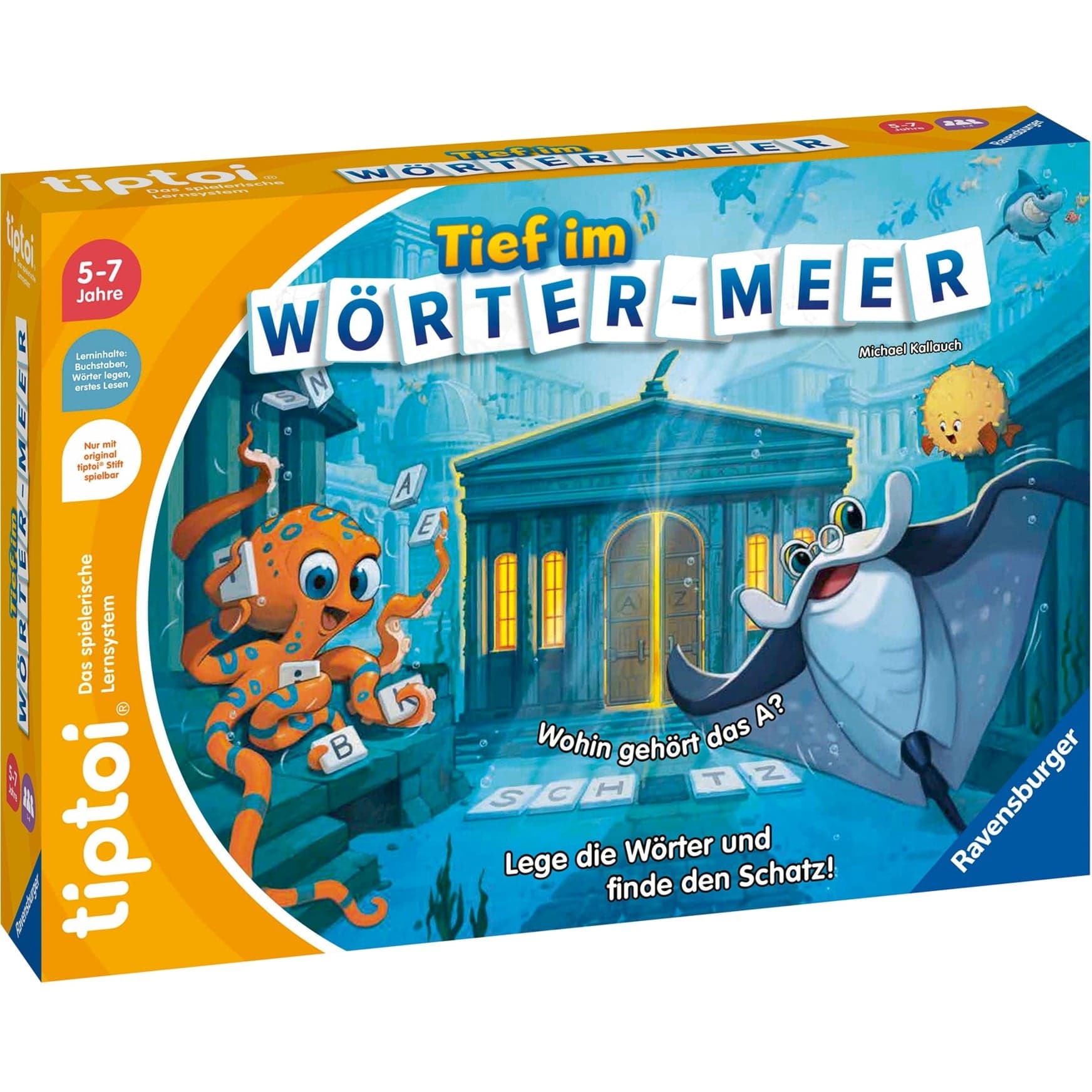 tiptoi Tief im Wörter-Meer, Brettspiel – Bild 1