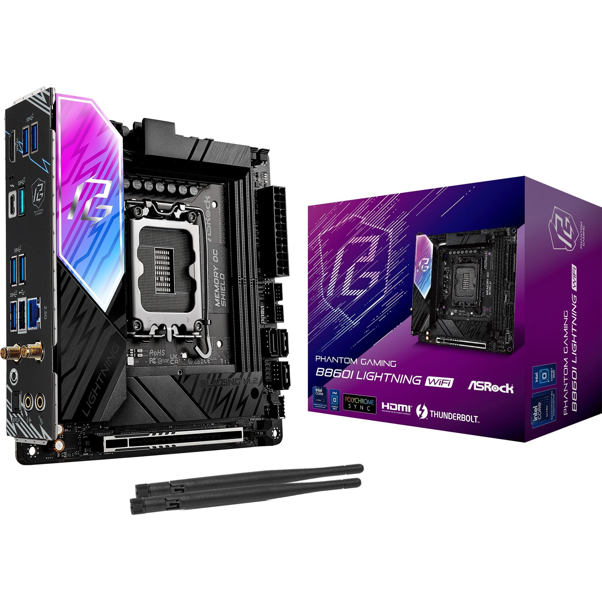 B860I Lightning WiFi, Mainboard – Bild 1