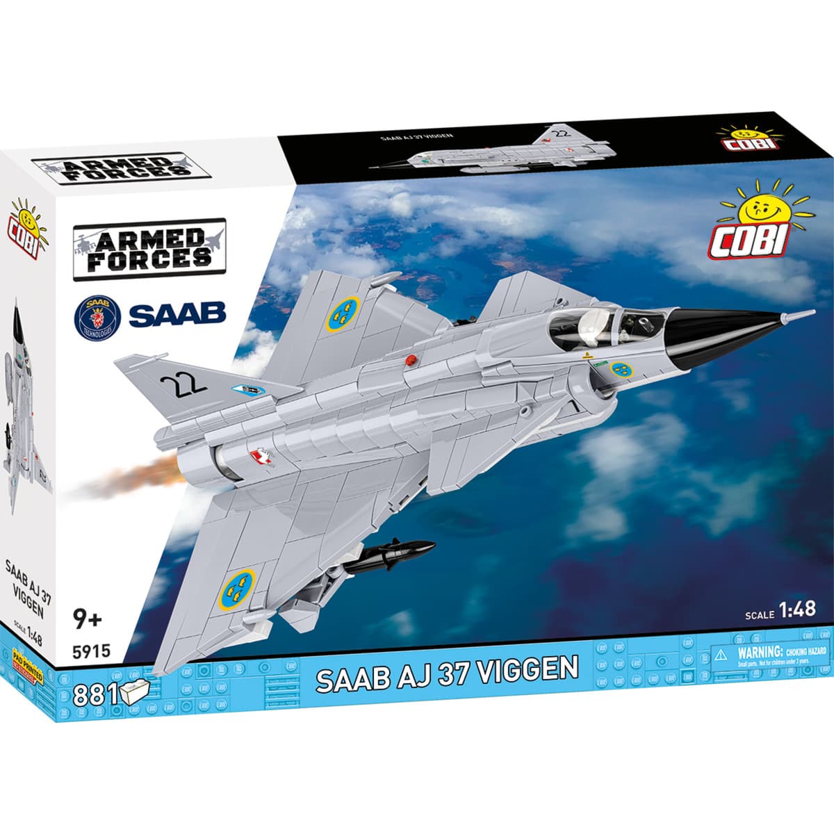 Saab AJ 37 Viggen, Konstruktionsspielzeug – Bild 1